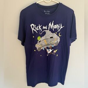 Rick and Morty navy blue tee size XL NWT